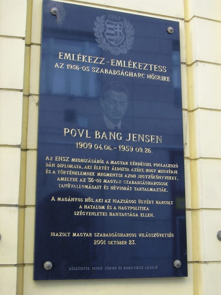 Gedenktafel f&uuml;r Povl Bang Jensen (&copy; Bundesstiftung Aufarbeitung, fotografiert von Rebekka Denz)