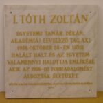 Gedenktafel für Zoltán Tóth (© Bundesstiftung Aufarbeitung, fotografiert von Róbert Gulyás) Gedenktafel für Zoltán Tóth (© Bundesstiftung Aufarbeitung, fotografiert von Róbert Gulyás)