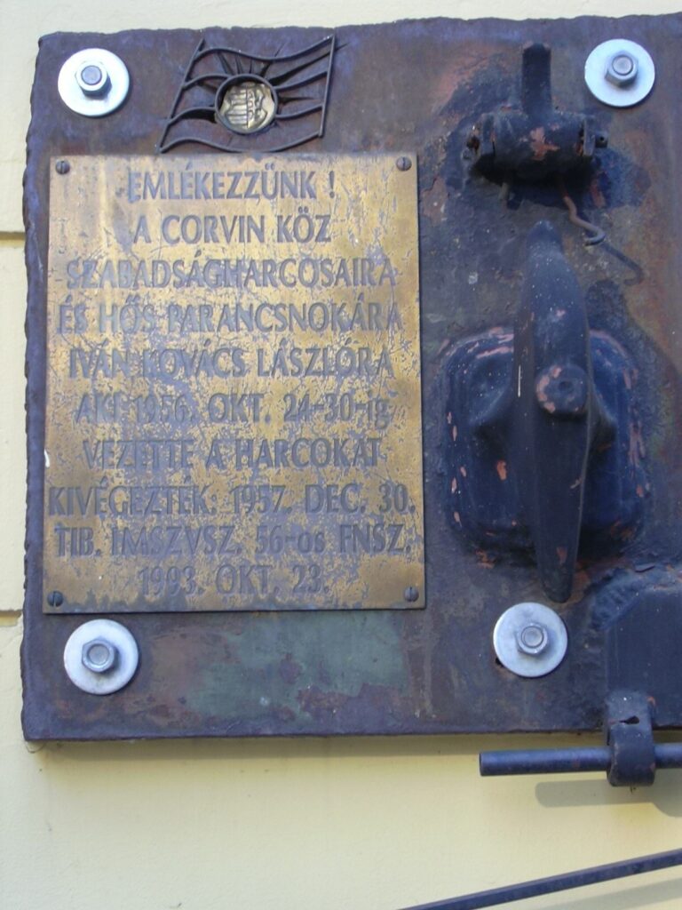 Detailansicht der Gedenktafel f&uuml;r L&aacute;szl&oacute; Iv&aacute;n Kov&aacute;cs (&copy; Bundesstiftung Aufarbeitung, fotografiert von Rebekka Denz)